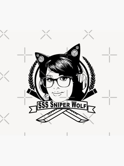 Sssniperwolf Cute Tapestry Official SSSniperWolf Merch