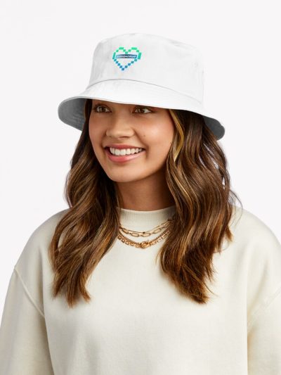 Sssniperwolf Classic Heart Bucket Hat Official SSSniperWolf Merch