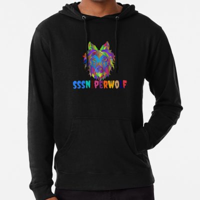 Sssniperwolf Colorful Design | Wolf Fans | Animal Lover Pullover Hoodie Official SSSniperWolf Merch