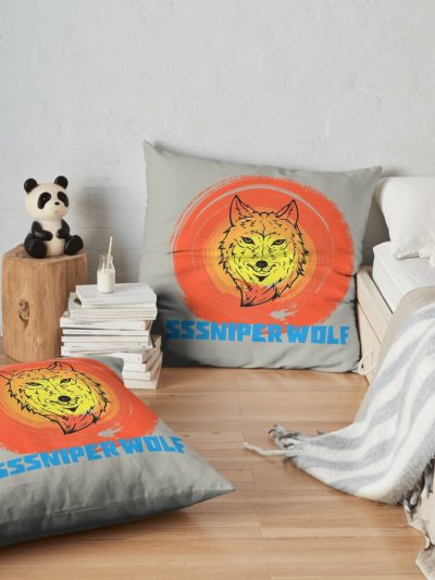 Sssniperwolf Classic Throw Pillow Official SSSniperWolf Merch