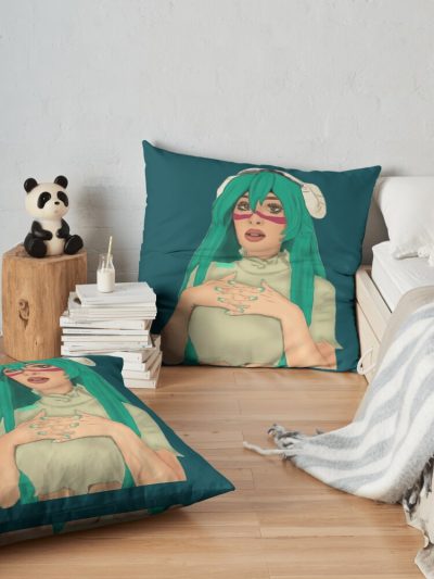 Sssniperwolf Throw Pillow Official SSSniperWolf Merch