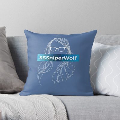 Sssniperwolf Classic Throw Pillow Official SSSniperWolf Merch