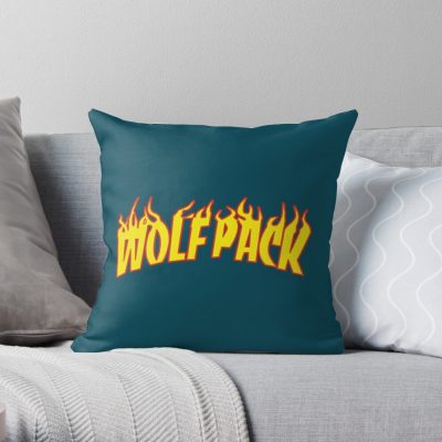 Sssniperwolf Wolfpack Throw Pillow Official SSSniperWolf Merch