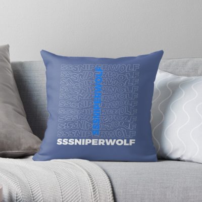 Sssniperwolf  Girl Classic Throw Pillow Official SSSniperWolf Merch