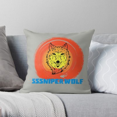 Sssniperwolf Classic Throw Pillow Official SSSniperWolf Merch