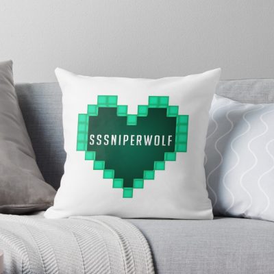 Sssniperwolf [Just Throw Pillow Official SSSniperWolf Merch