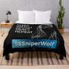 Sssniperwolf Throw Blanket Official SSSniperWolf Merch