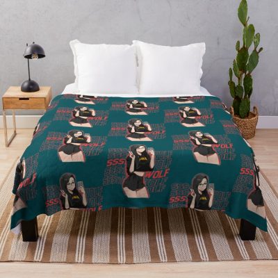 Sssniperwolf  Wolf Pack Throw Blanket Official SSSniperWolf Merch