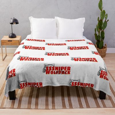 Sssniperwolf Pack Throw Blanket Official SSSniperWolf Merch