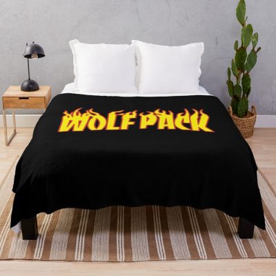 Sssniperwolf Wolfpack Throw Blanket Official SSSniperWolf Merch