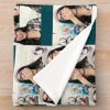 Sssniperwolf Laughing Collage Throw Blanket Official SSSniperWolf Merch