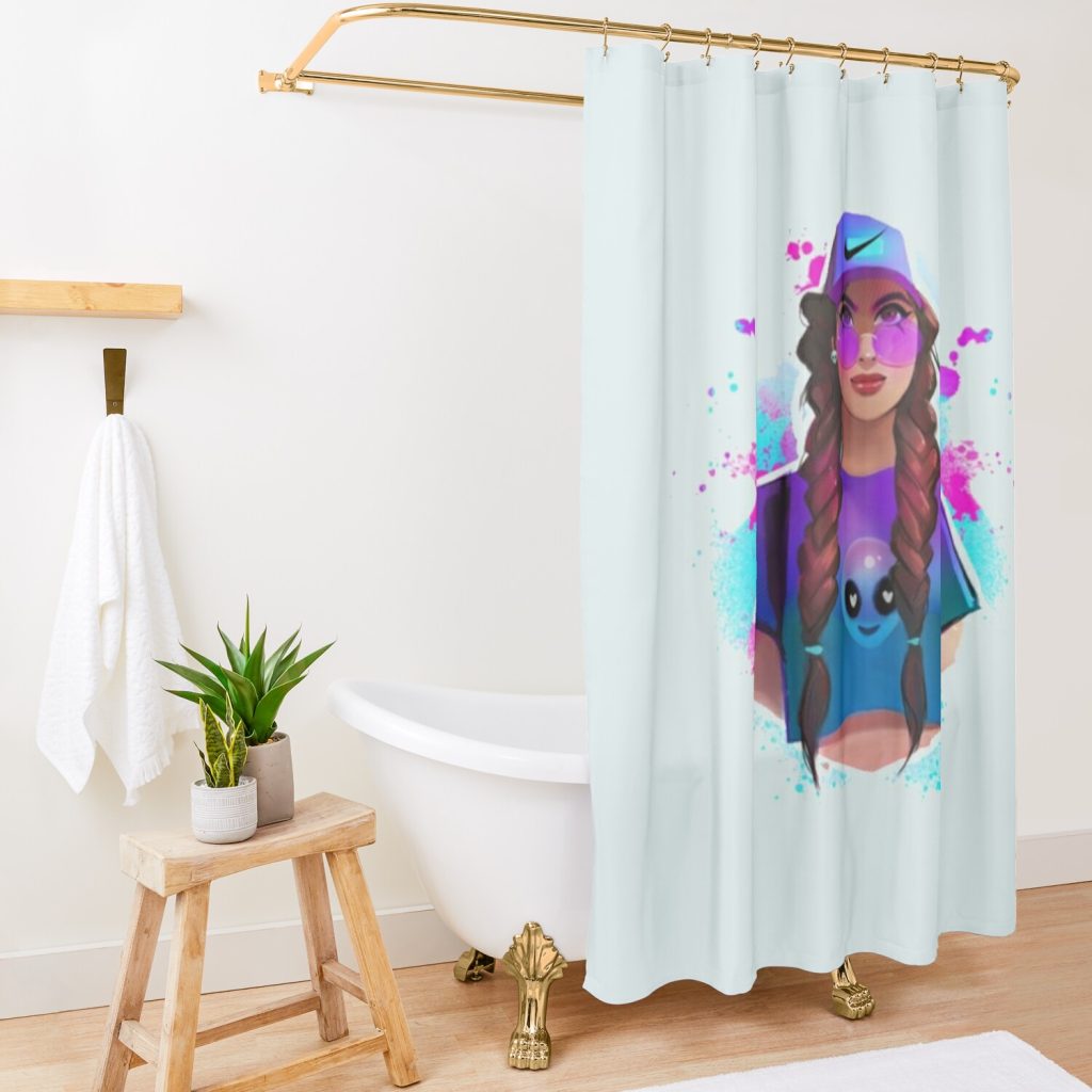 Sssniperwolf Youtobes Classic Shower Curtain Official SSSniperWolf Merch