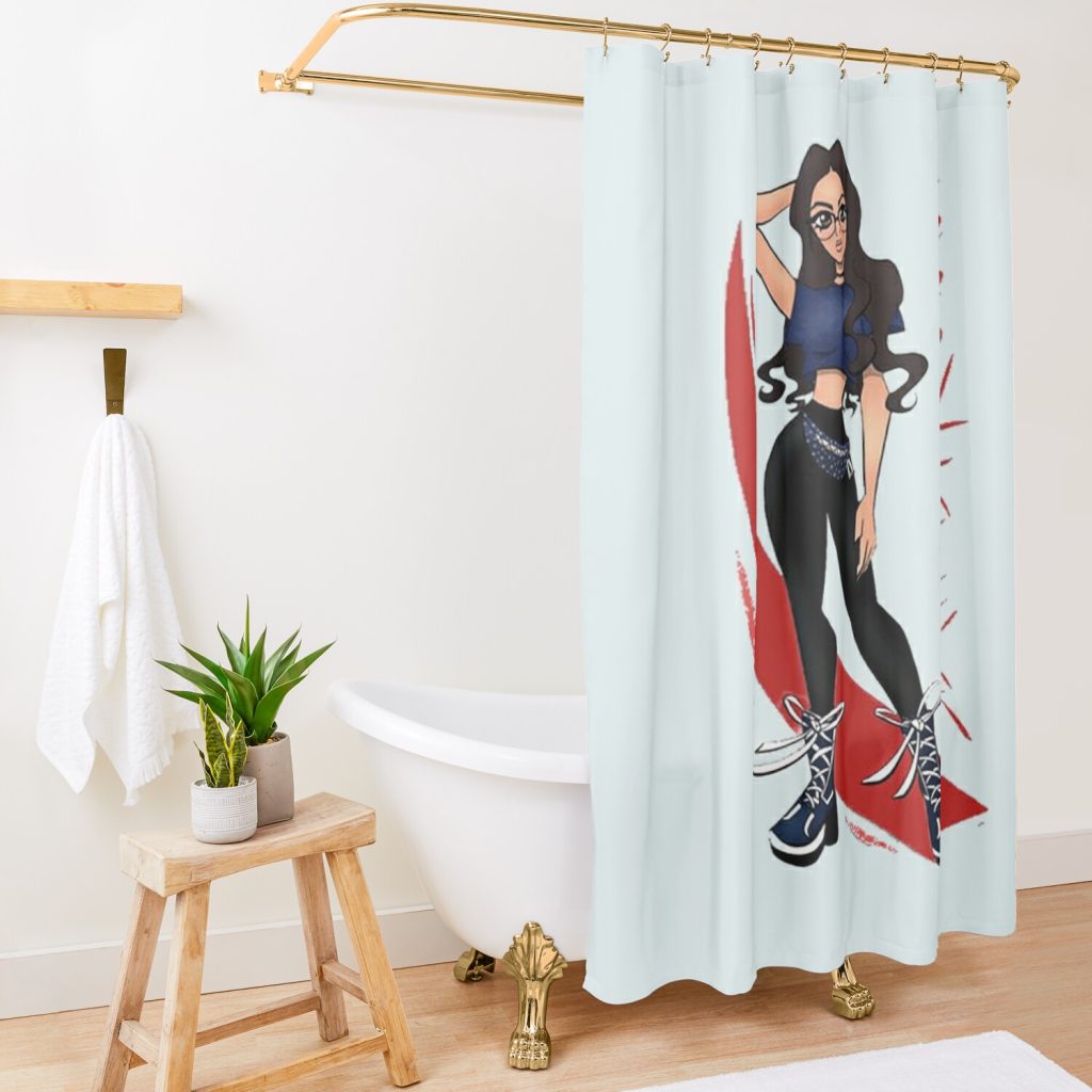 Sssniperwolf  Girl Classic Shower Curtain Official SSSniperWolf Merch