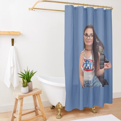 Sssniperwolf Essential Shower Curtain Official SSSniperWolf Merch