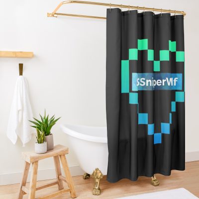 Sssniperwolf Shower Curtain Official SSSniperWolf Merch