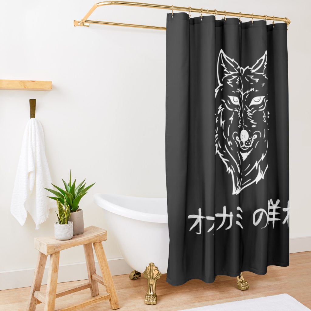 Sssniperwolf Wolfpack Shower Curtain Official SSSniperWolf Merch