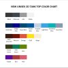 tank top color chart - SSSniperWolf Shop